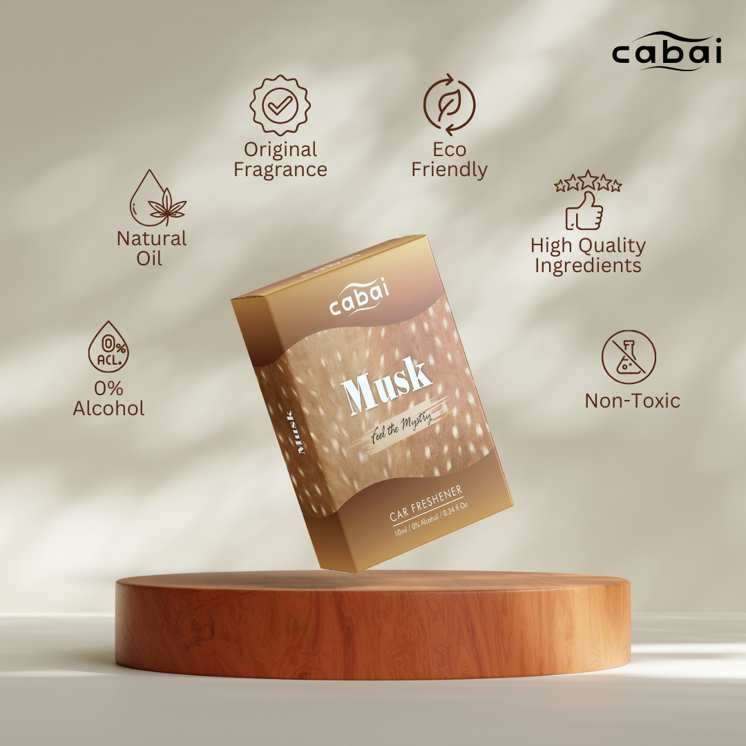 Cabai's Musk Premium Car Perfume Hanging Pod, 10 ML