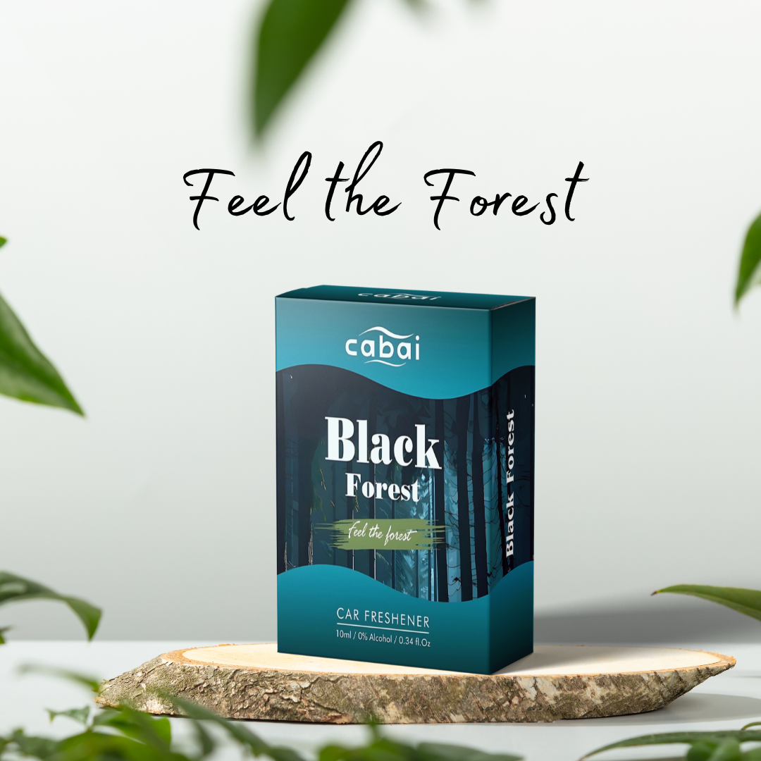 Cabai's Black Forest Premium Car Perfume Hanging Pod, 10 ML