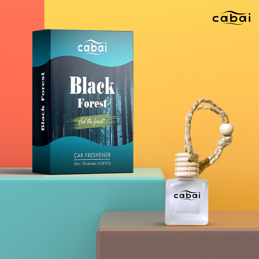 Cabai's Black Forest Premium Car Perfume Hanging Pod, 10 ML