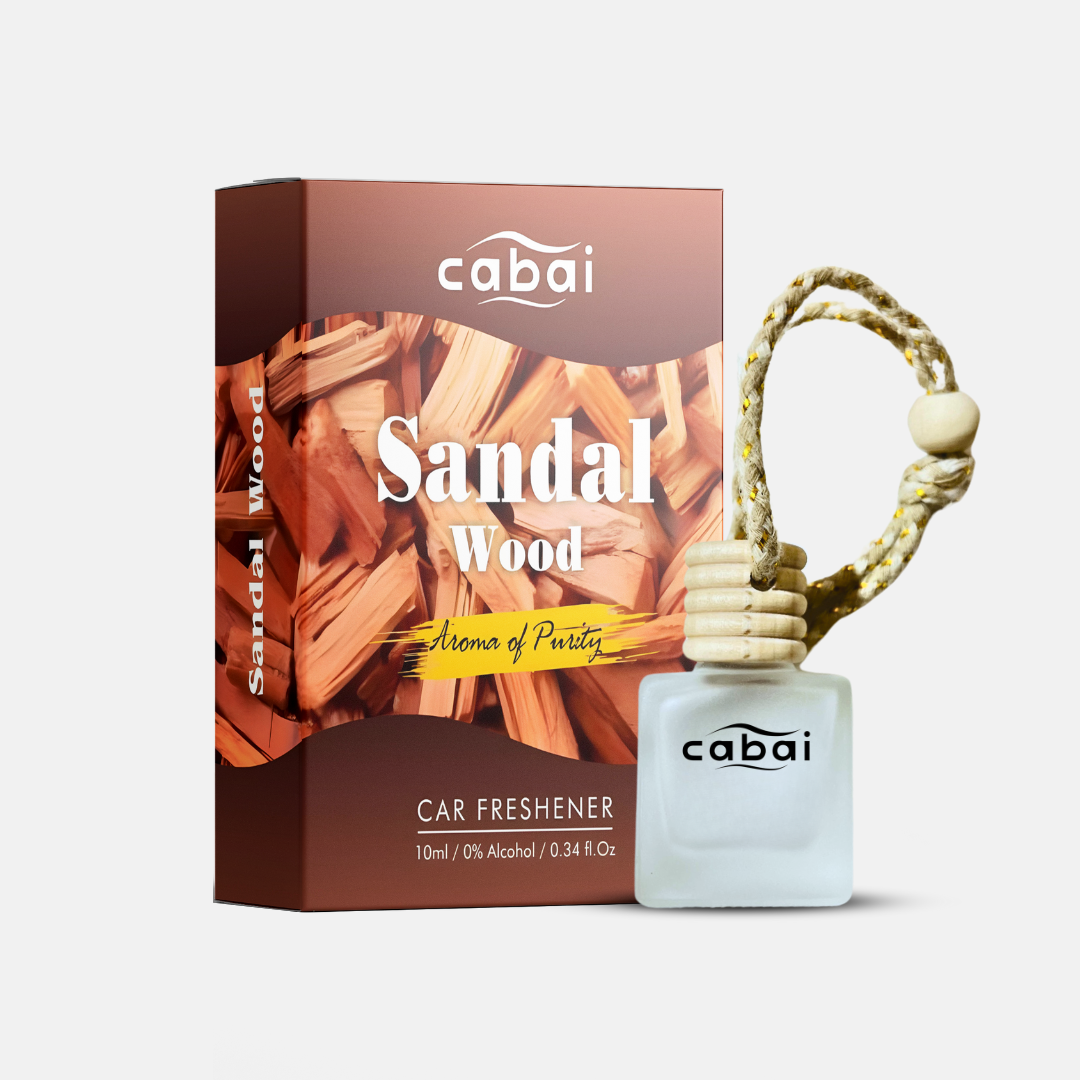 Cabai's Sandalwood Premium Car Perfume Hanging Pod, 10 ML