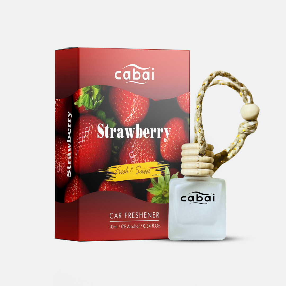 Cabai's Strawberry Premium Car Perfume Hanging Pod, 10 ML