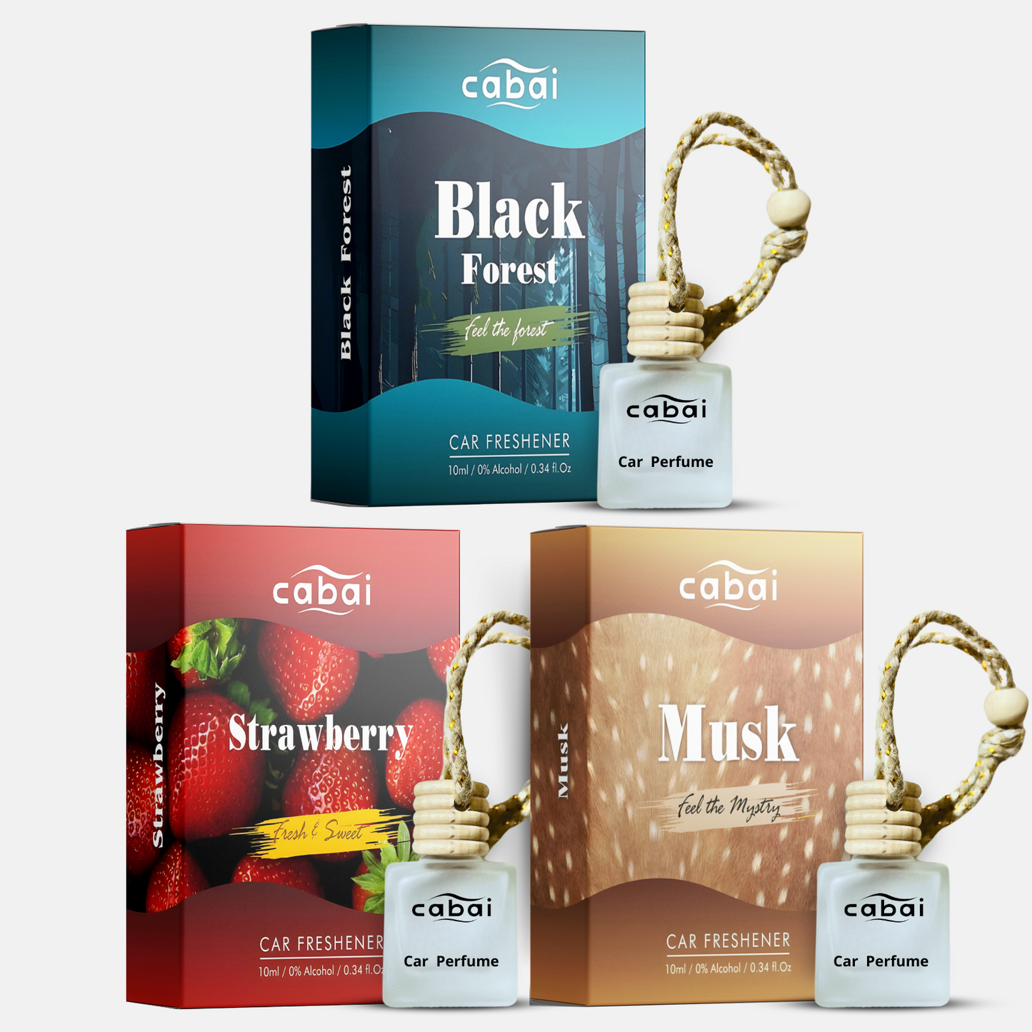 Black Forest & Strawberry & Musk 3-in-1 combo pack