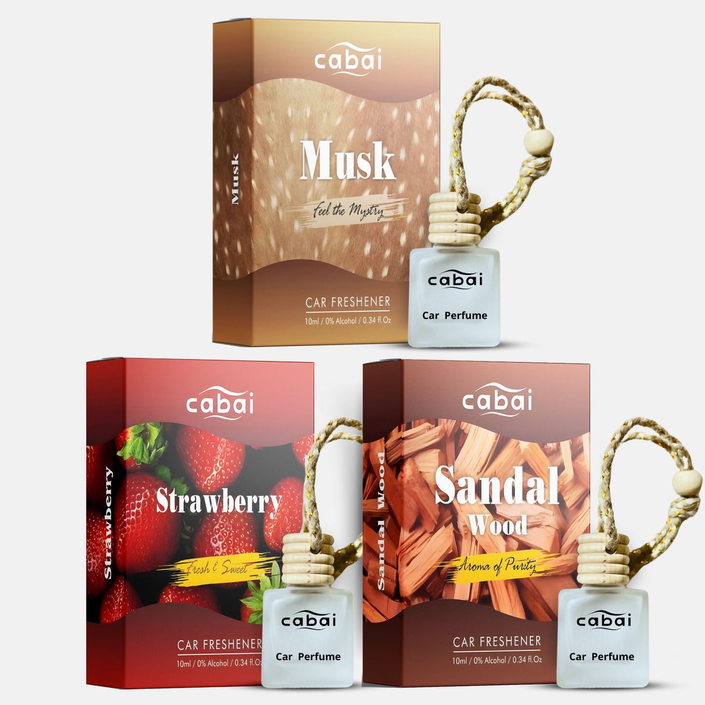 Musk & Strawberry & Sandalwood 3-in-1 combo pack