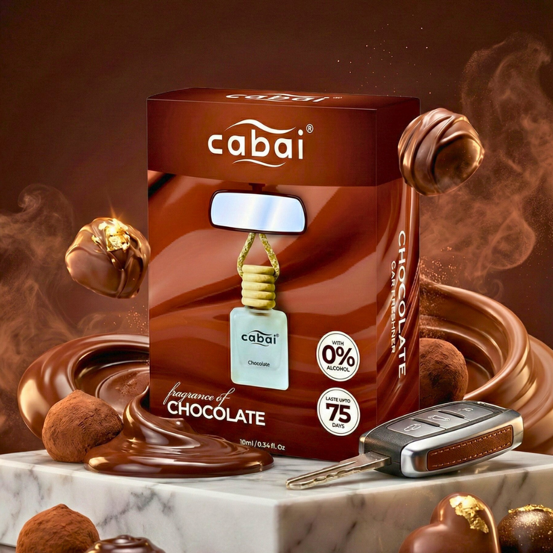 Cabai's Chocolate fragrance Premium Car Perfume Hanging Pod, 10 ML