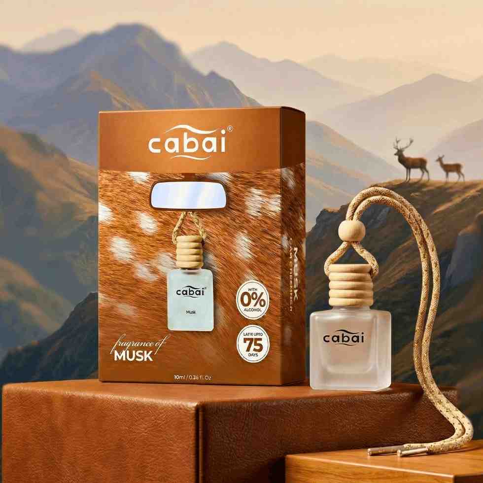 Cabai's Musk Premium Car Perfume Hanging Pod, 10 ML