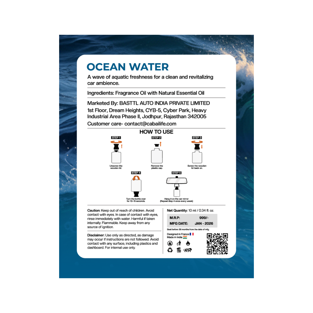 Ocean water fragrance