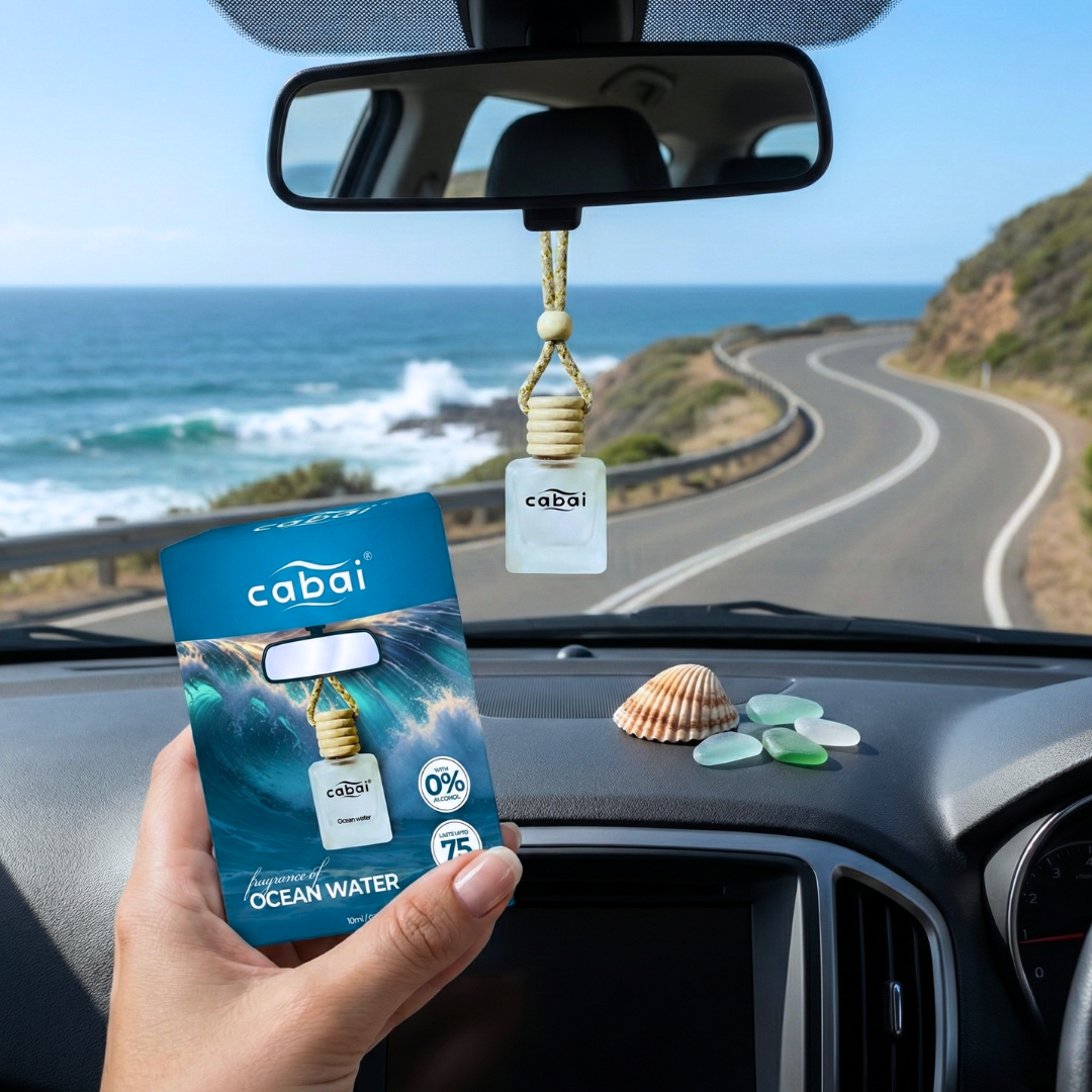 Cabai's Ocean water fragrance Premium Car Perfume Hanging Pod, 10 ML