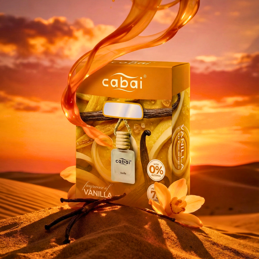 Cabai's Vanilla fragrance Premium Car Perfume Hanging Pod, 10 ML
