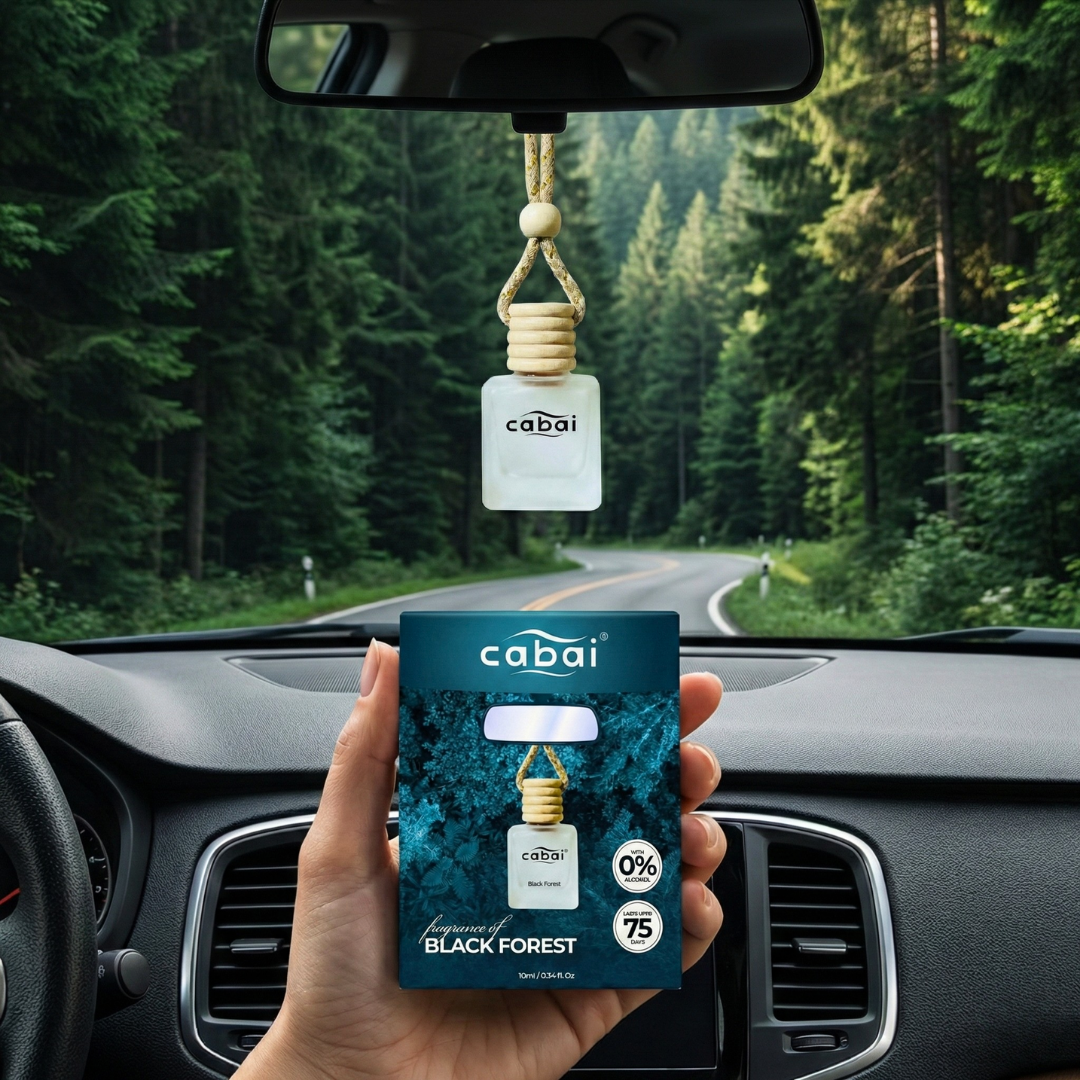 Cabai's  Black Forest Premium Car Perfume Hanging Pod, 10 ML