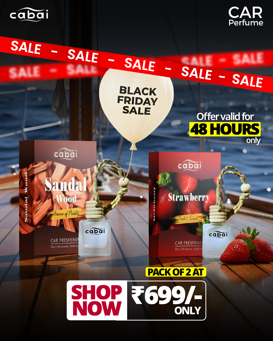 Sandalwood & Strawberry 2-in-1 combo pack