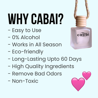 Cabai's Musk Premium Car Perfume Hanging Pod, 10 ML