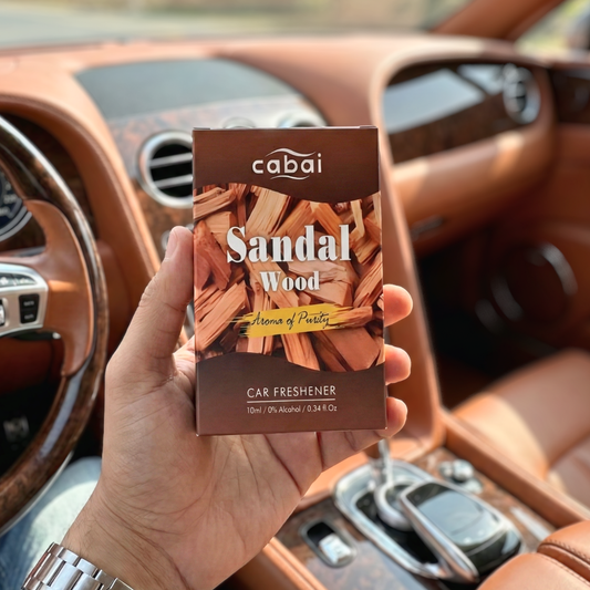Cabai's Sandalwood Premium Car Perfume Hanging Pod, 10 ML